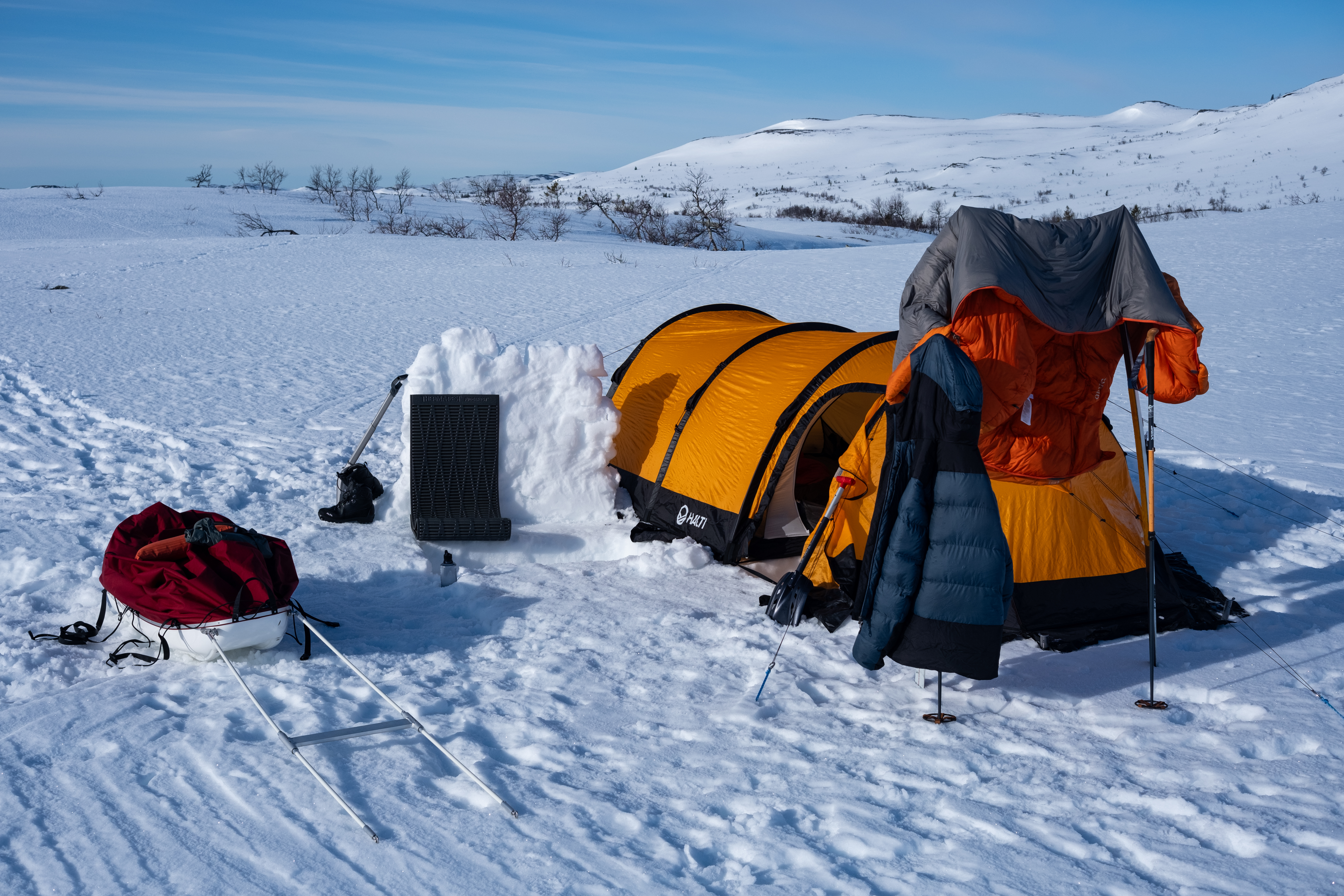 Vintertälta på hemmaplan